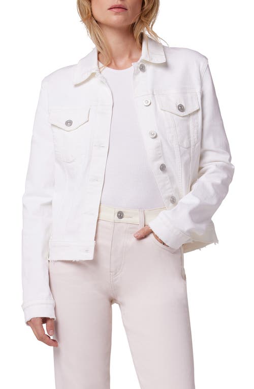 Hudson Jeans Denim Trucker Jacket in White