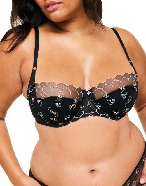 Shop Adore Me Bettie Contour Balconette Bra In Dark Grey