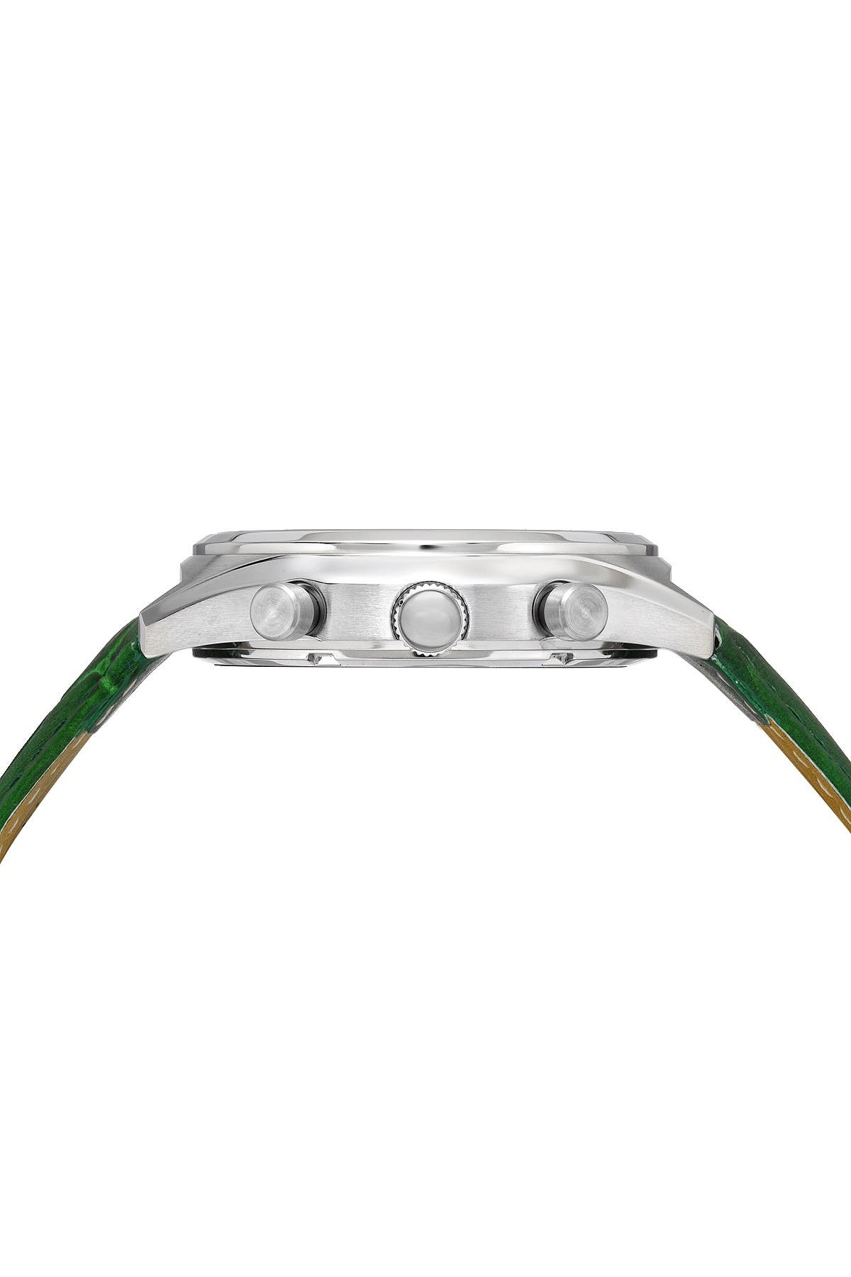 PORSAMO BLEU Men's Dylan Miyota Quartz Croc Embossed Leather Strap