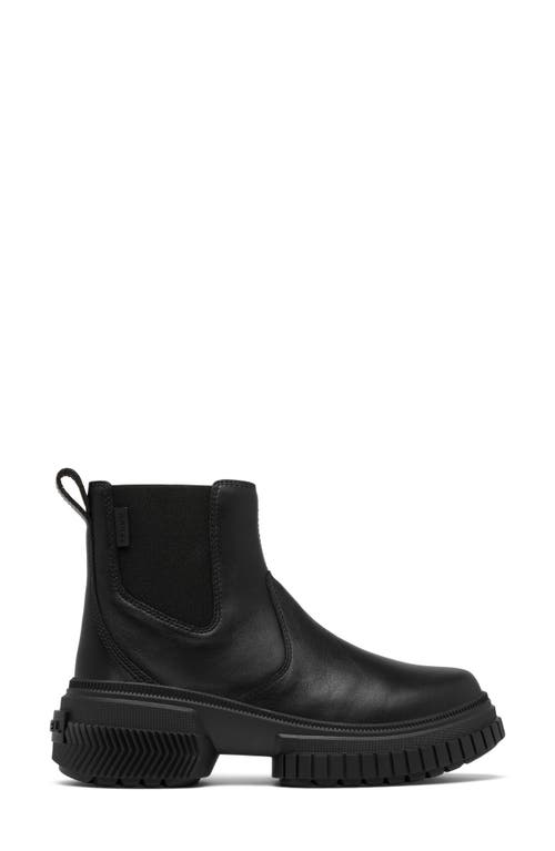 Shop Sorel Ona Ave Waterproof Chelsea Boot In Black/black