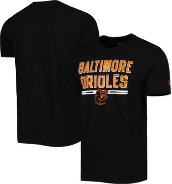 Baltimore Orioles New Era Raglan Long Sleeve T-Shirt - White/Black