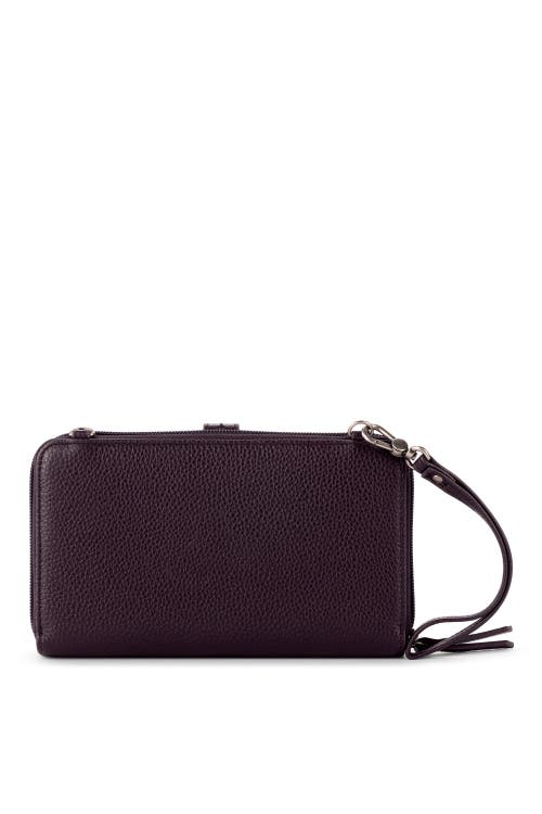 Shop The Sak Iris Smartphone Crossbody In Aubergine Suede