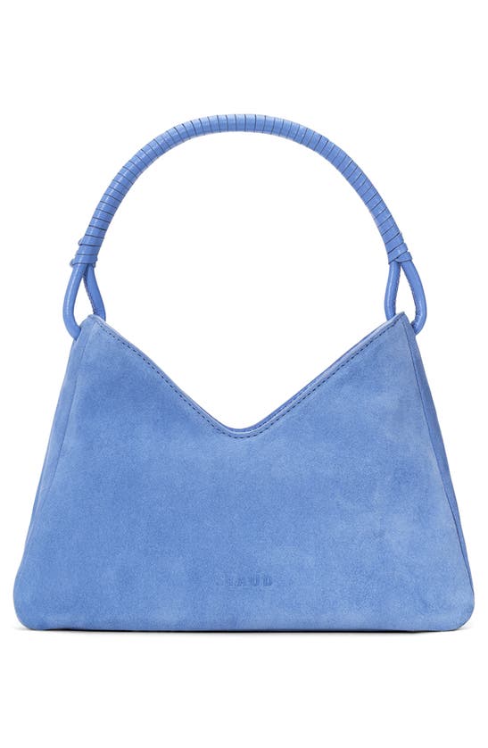 Shop Staud Valerie Shoulder Bag In Blue Hydrangea