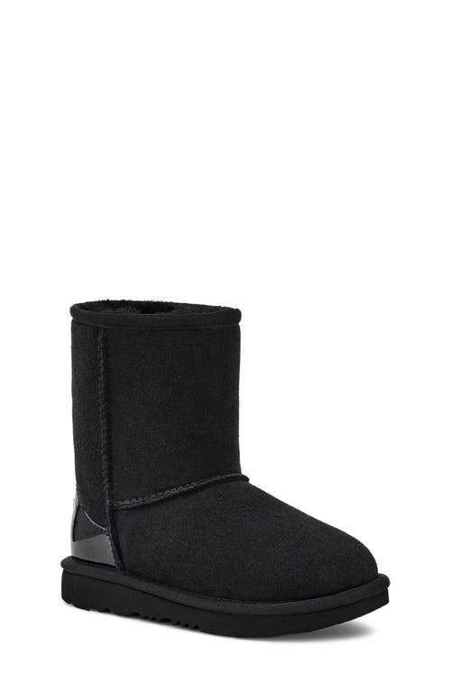 UGG(r) Kids' Classic II Water Resistant Genuine Shearling Lined Boot in Black