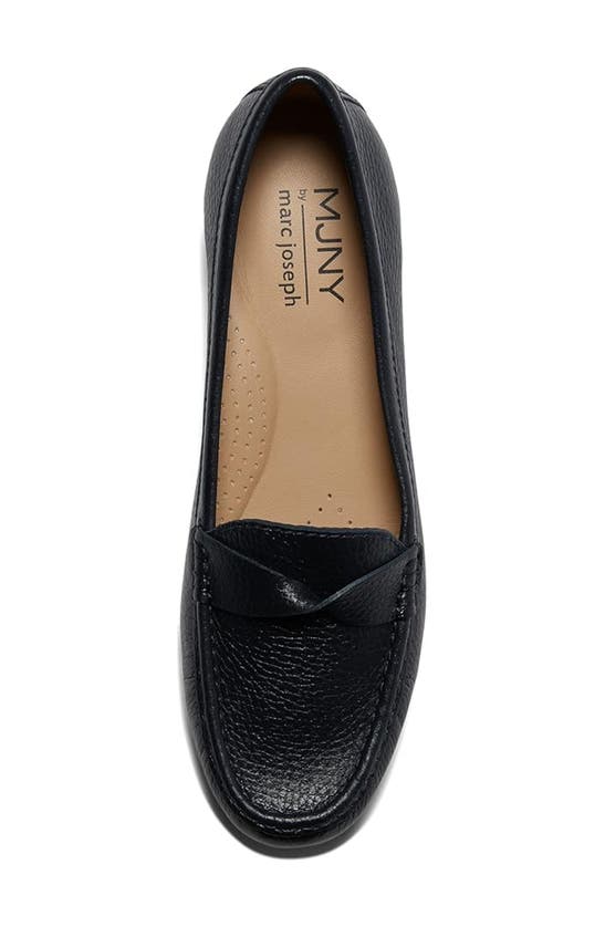 Shop Marc Joseph New York Beverly Road Loafer In Navy Tumbled