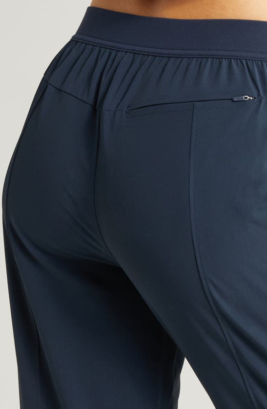 Zella Vantage High Waist Ankle Pants In Navy Sapphire