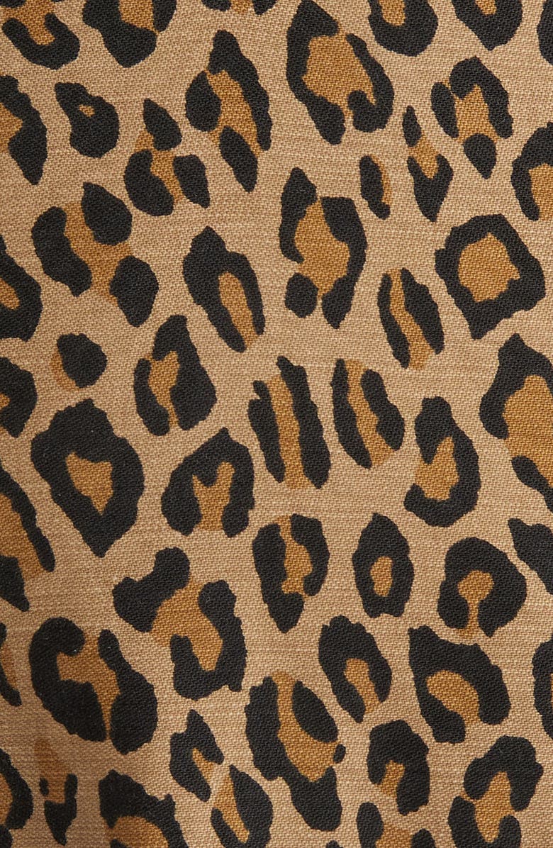 R13 Leopard Print Wide Leg Utility Pants | Nordstrom