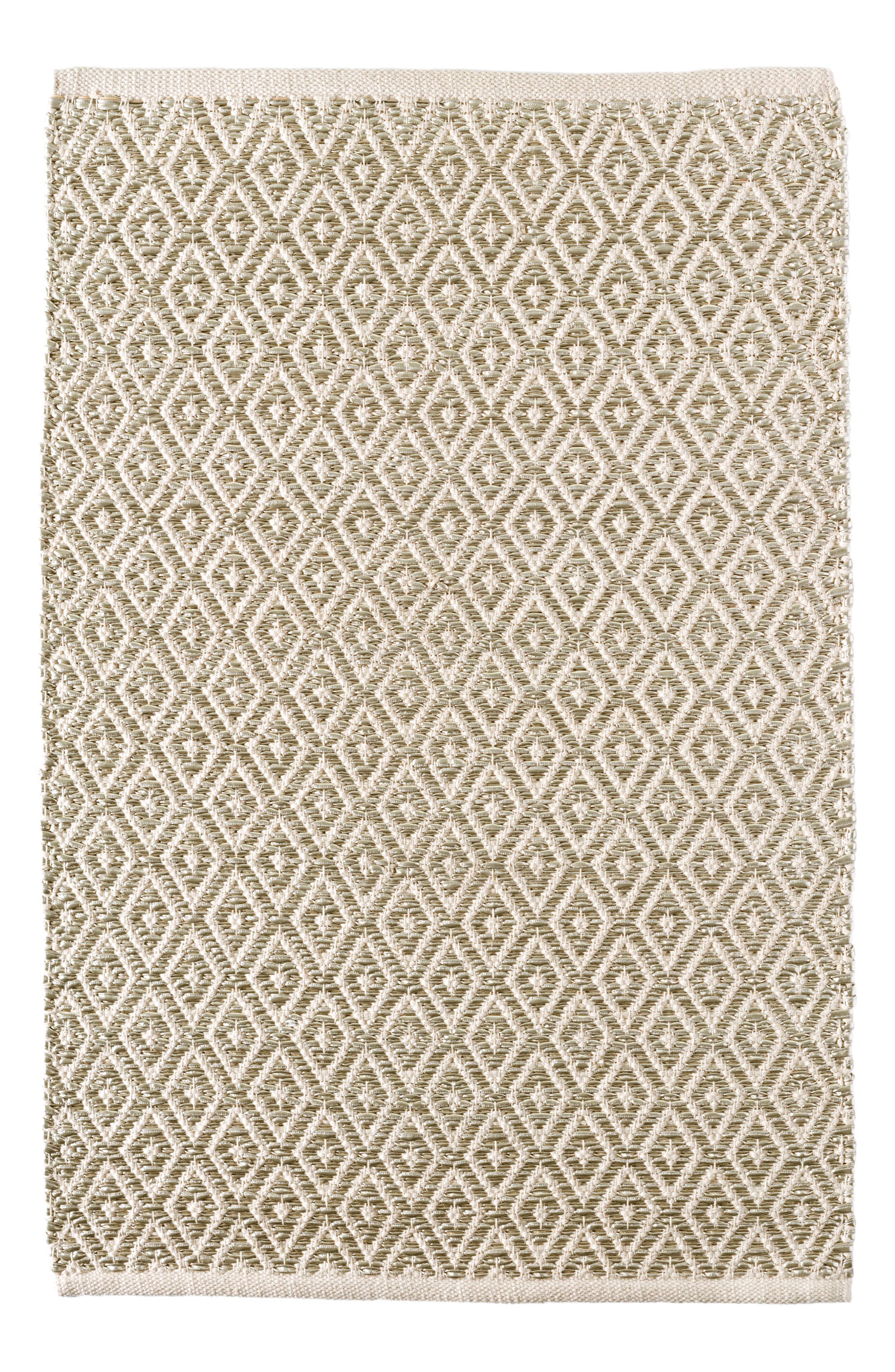 Dash & Albert Glitter Diamond Woven Rug Nordstrom