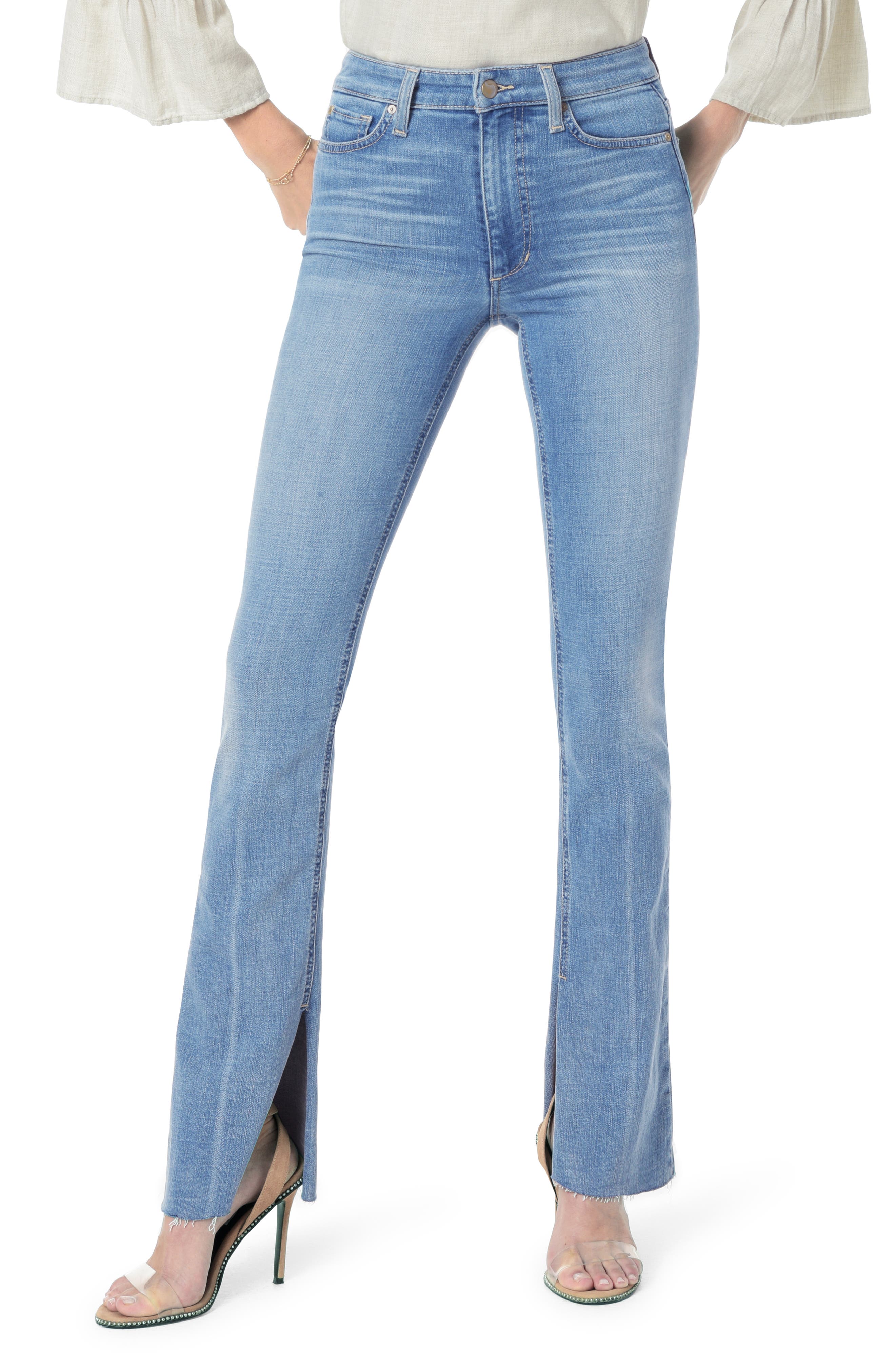 Joe's High Waist Vent Hem Microflare Jeans (Lorlai) Nordstrom