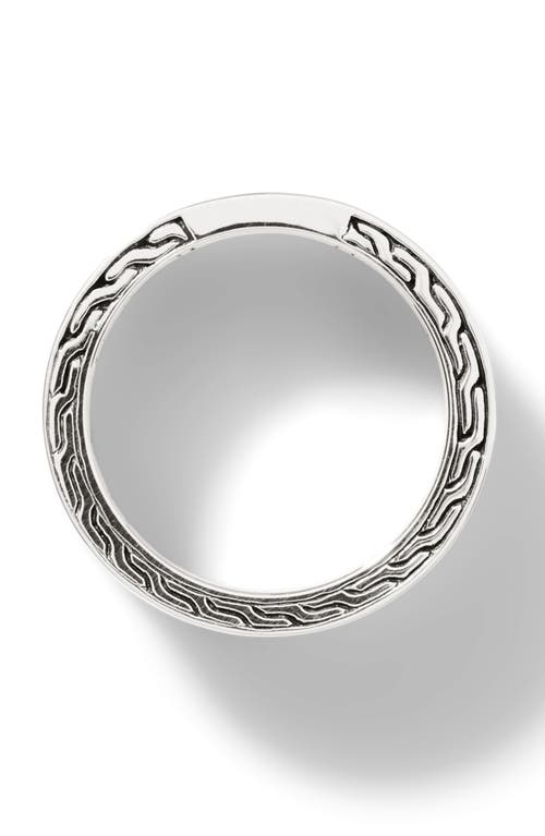 John Hardy Classic Chain Hammered Band Ring In Silver/gold