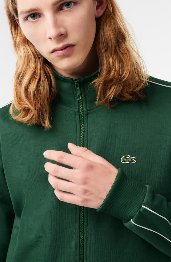 Shop Lacoste Regular Fit Track Jacket In Vert