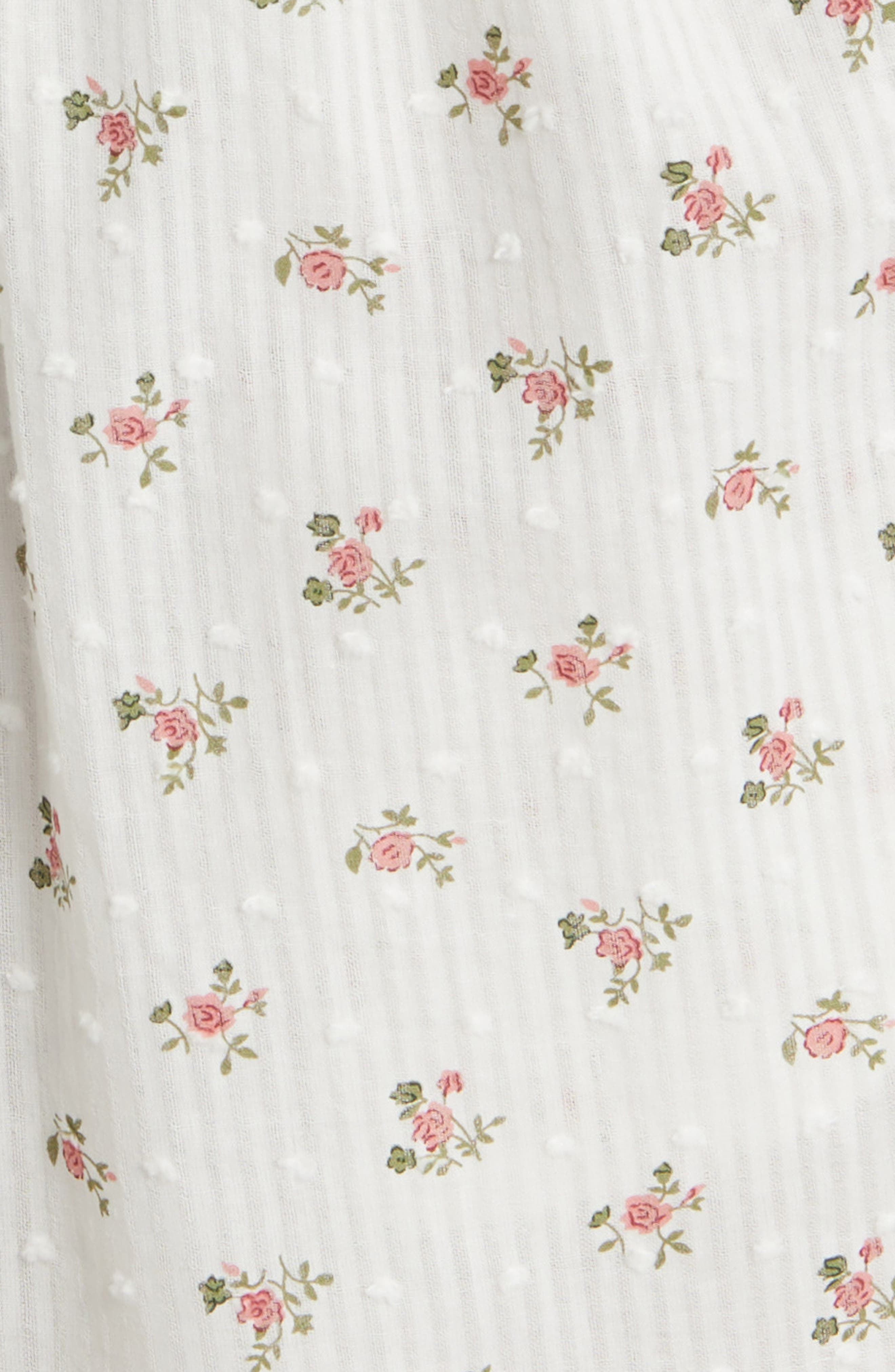 YELLOW THE LABEL Rosy Catching Floral Short Sleeve ButtonUp Shirt