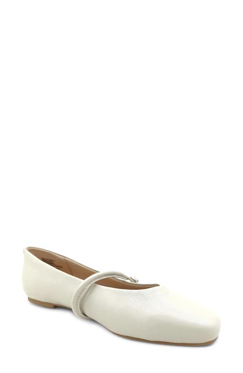 Kenneth Cole Magnolia Mary Jane Flat Ecru Leather at Nordstrom,