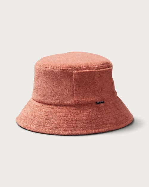 Hemlock Marina Bucket Hat In Red Clay