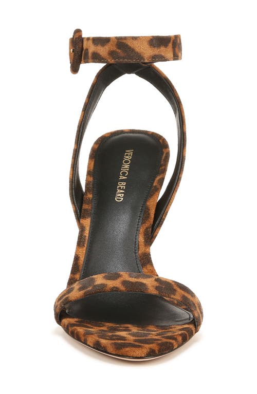 Shop Veronica Beard Darcelle Sling Ankle Strap Stilletto Sandal In Caramel/black