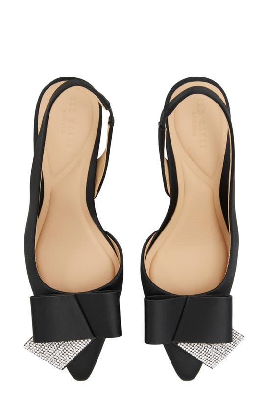 Ted Baker Ari Bow Slingback Sandal In Black