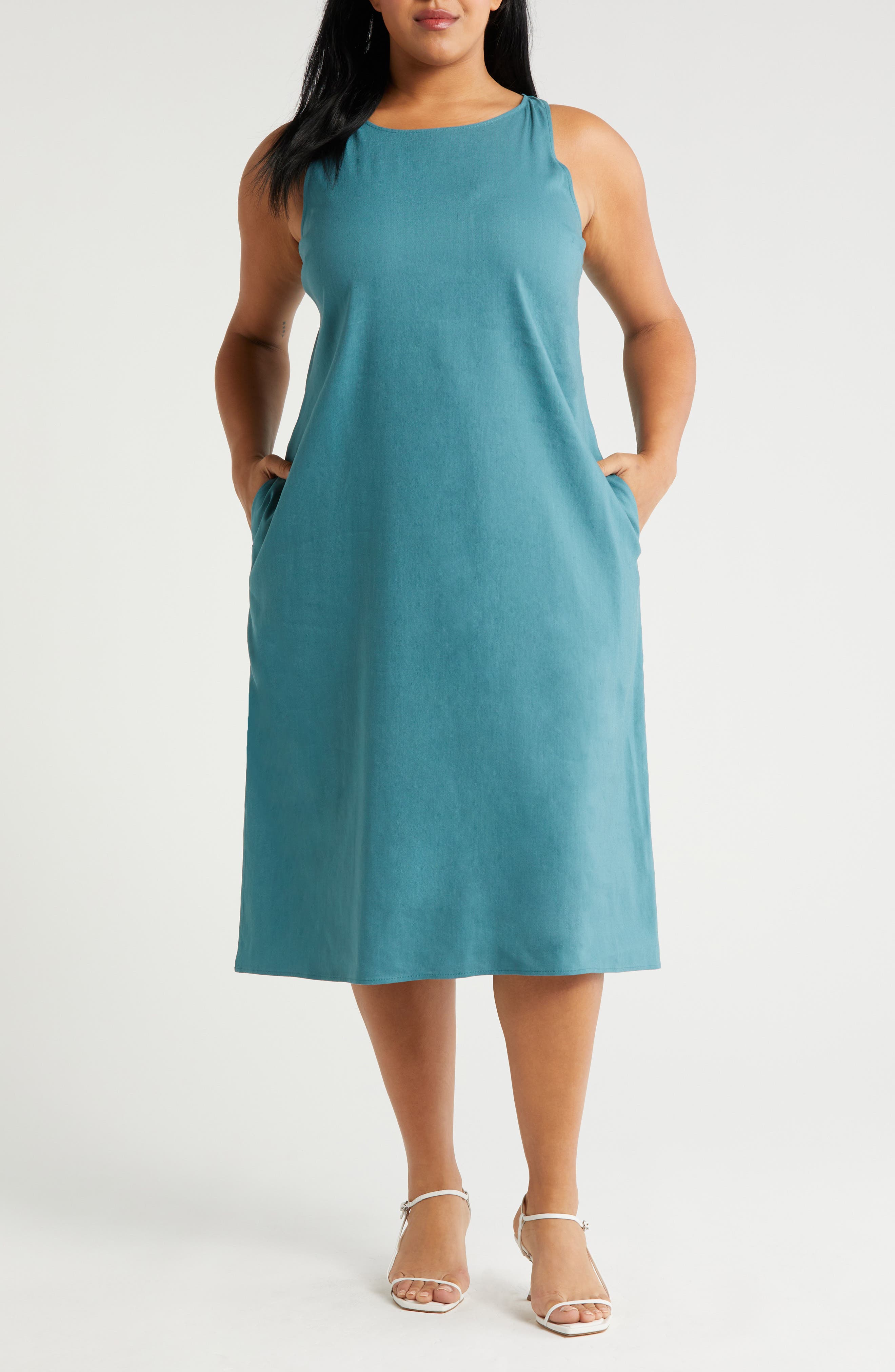 Linen Blend Plus Size Dresses for Women | Nordstrom