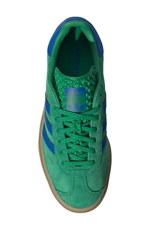 Shop Adidas Originals Adidas Gazelle Bold Platform Sneaker In Green/green/green