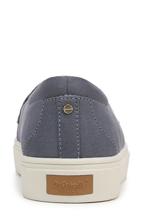 Shop Dr. Scholl's Nova Penny Slip-on Sneaker In Oxide Blue Fabric