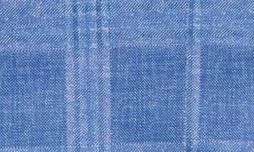 Soul Of London Check Soft Jersey Blazer In Blue