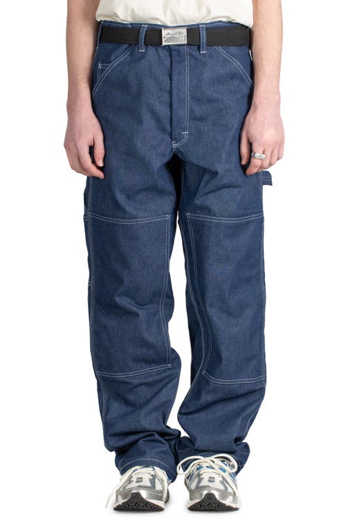 Shop Stan Ray Baggy Straight Leg Painter Pants In Denim