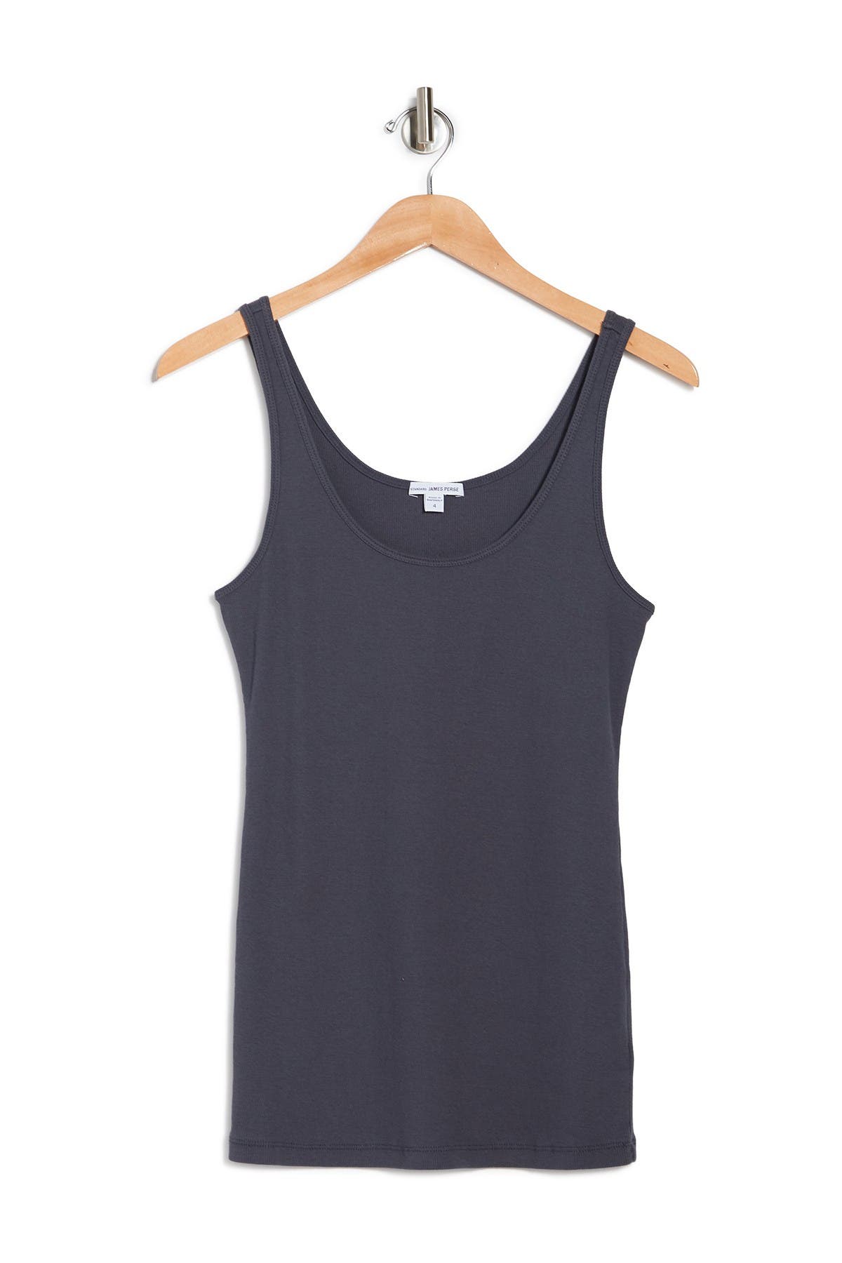 James Perse Ribbed Knit Tank In Sloe