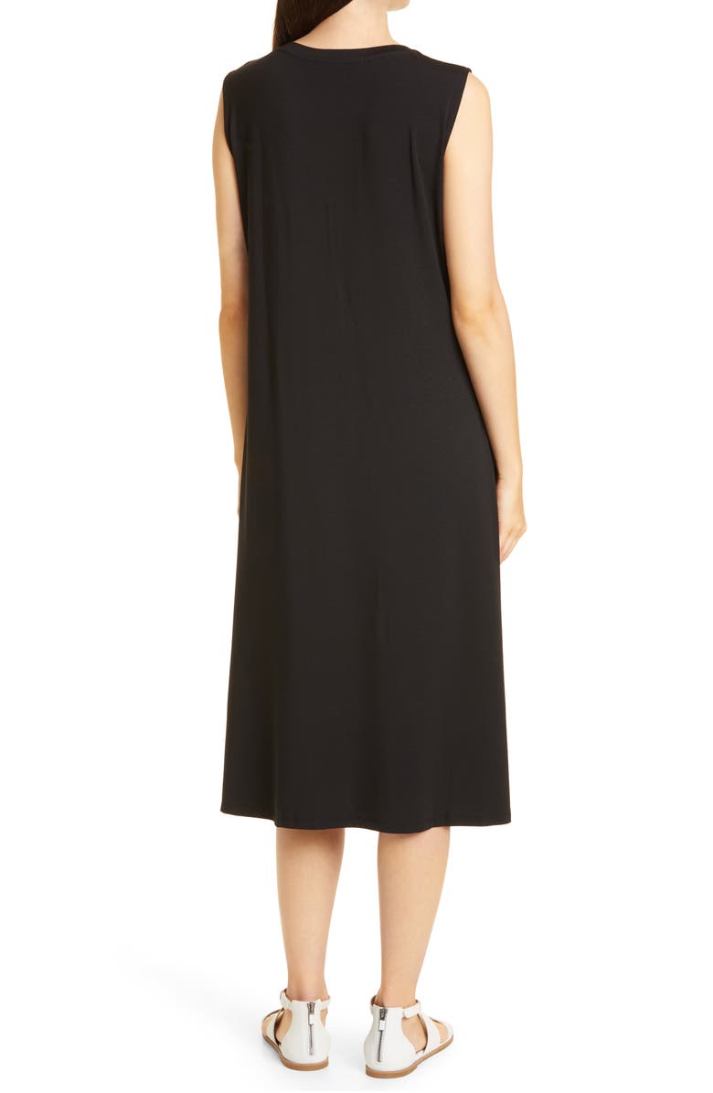 Eileen Fisher Sleeveless Jersey Shift Dress, Alternate, color,