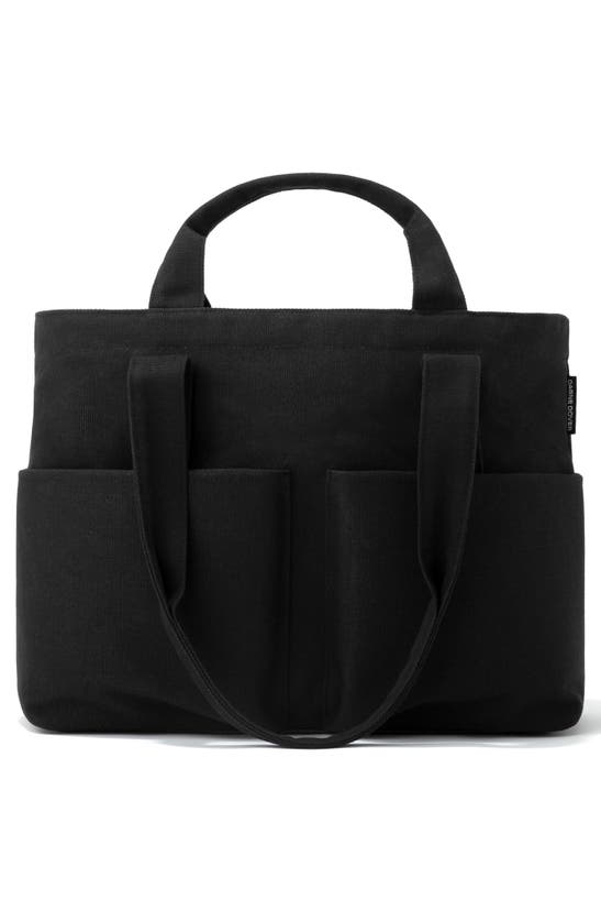 Dagne Dover Small Vida Organic Cotton Tote In Onyx