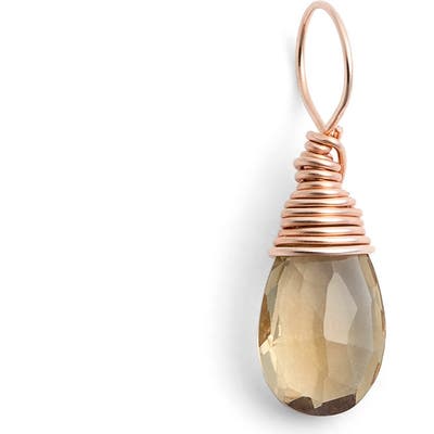 Nashelle 14K-Rose Gold Fill & Semiprecious Stone Charm