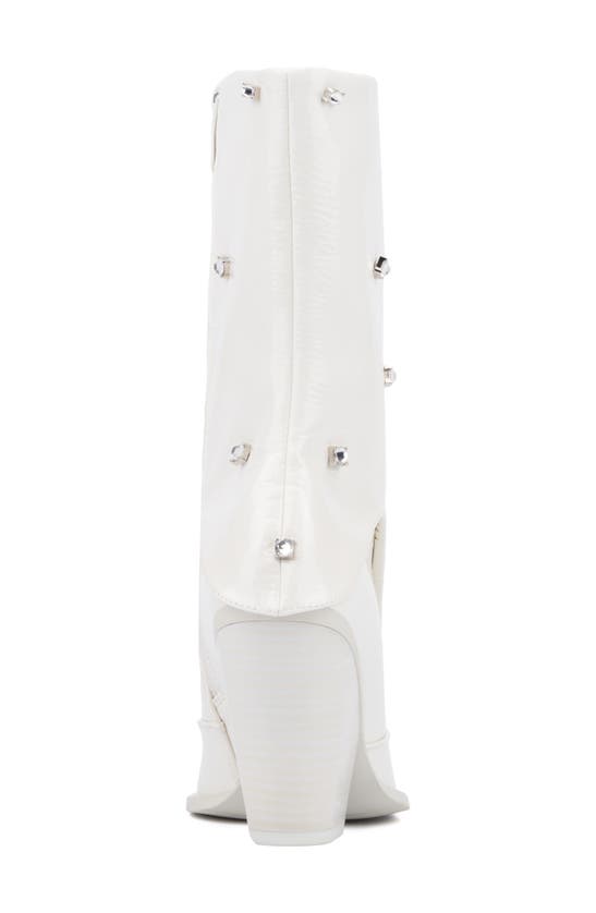 Shop Olivia Miller Bling Rhinestone Boot In White
