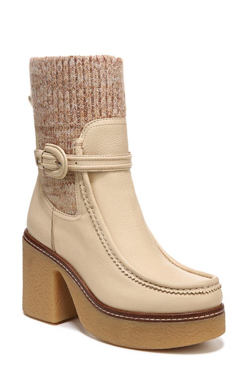 UPC 727687515572 product image for Sam Edelman Sidney Crepe Platform Sock Bootie in Eggshell Leather at Nordstrom,  | upcitemdb.com
