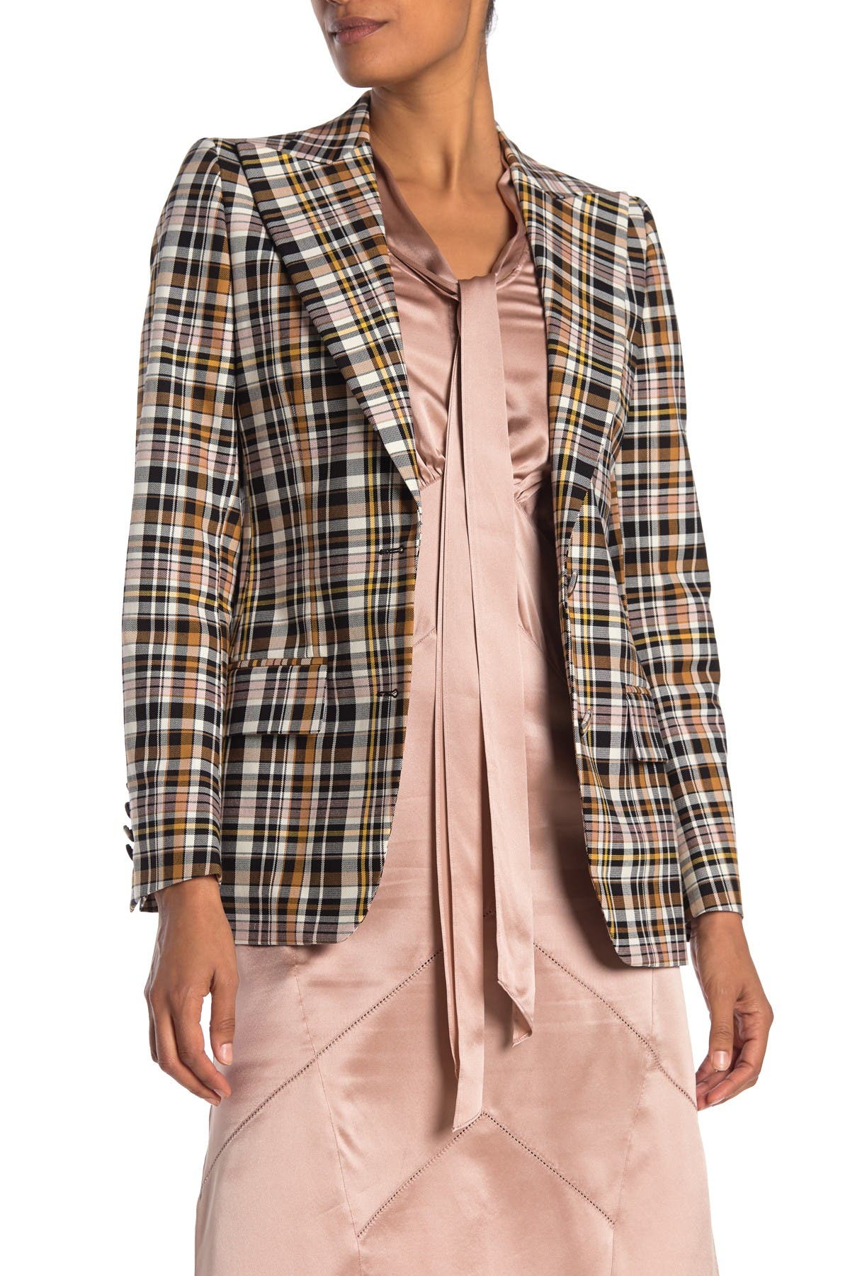 burberry plaid blazer