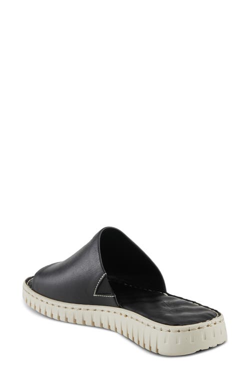 Spring Step Slide Sandal In Black