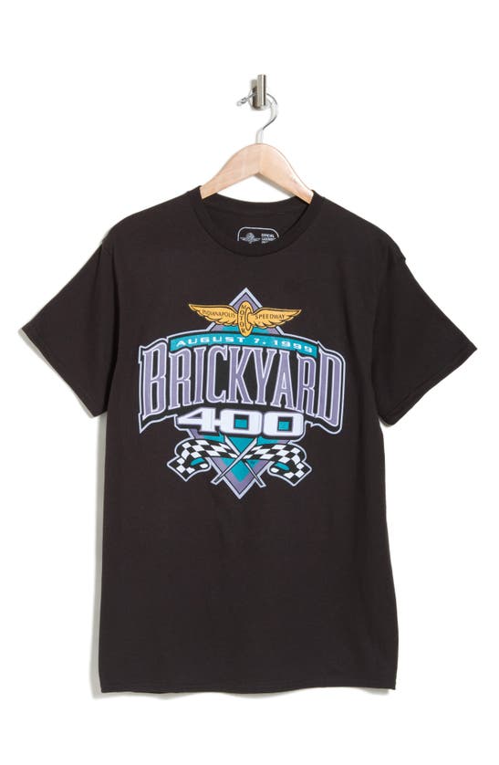 Shop Philcos Indy Brickyard 400 Cotton Graphic T-shirt In Black