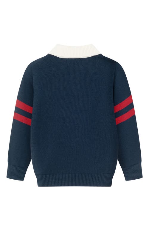Andy & Evan Collared Sweater & Pants Set In Nvj