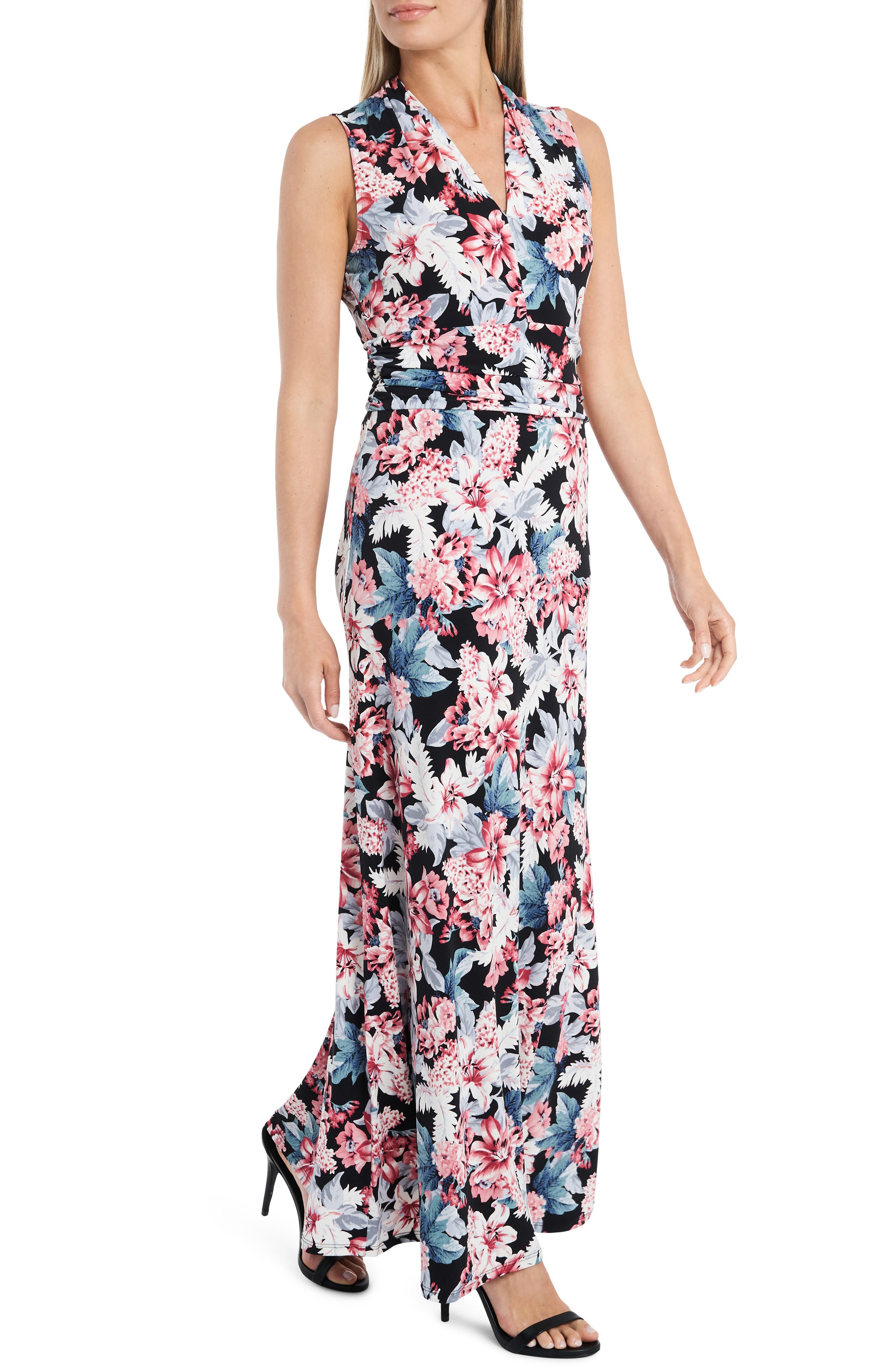 vince camuto floral maxi dress