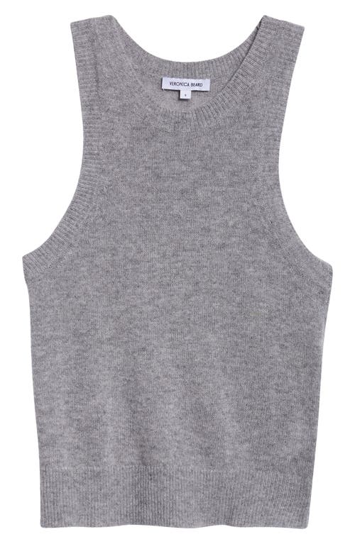 Shop Veronica Beard Jerrel Cashmere Tank In Heather Grey