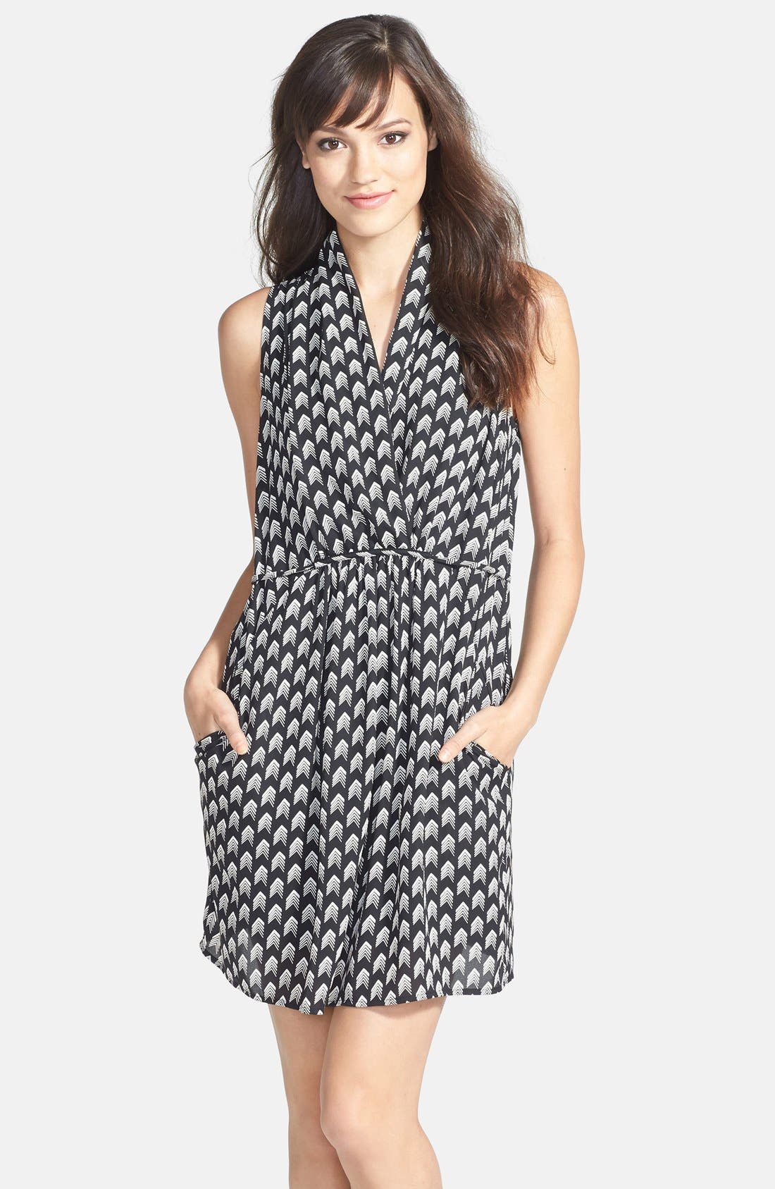Collective Concepts Print Chiffon Shirtdress Nordstrom