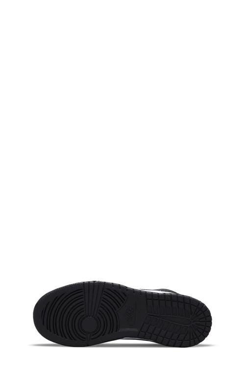 Nike Kids' Dunk Hi Basketball Shoe In White/black/university Red