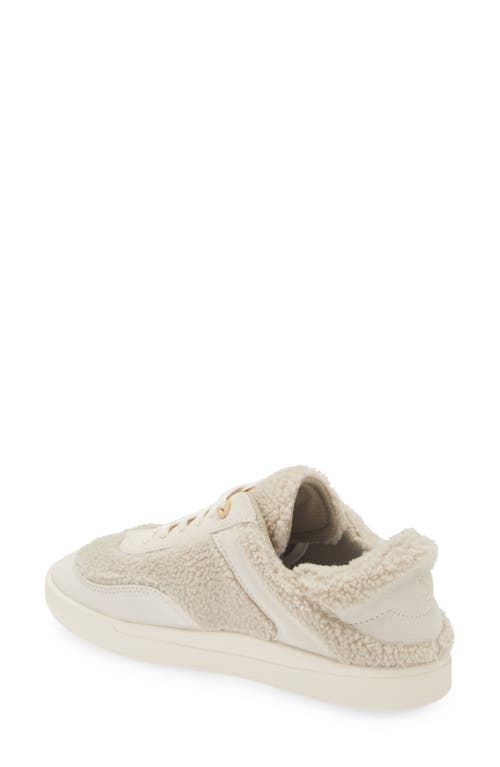 Shop Olukai Kilea Heu Genuine Shearling Sneaker In Tapa/tapa