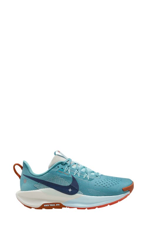 Shop Nike Reactx Pegasus Trail 5 Running Shoe In Denim Turquoise/navy/blue