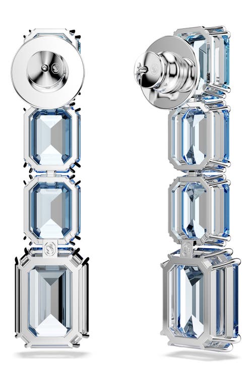 Swarovski Millenia Drop-ohrhänger In Blue