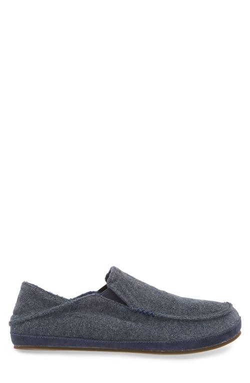 Shop Olukai Moloa Hulu Slip-on In Mood Indigo/mood Indigo