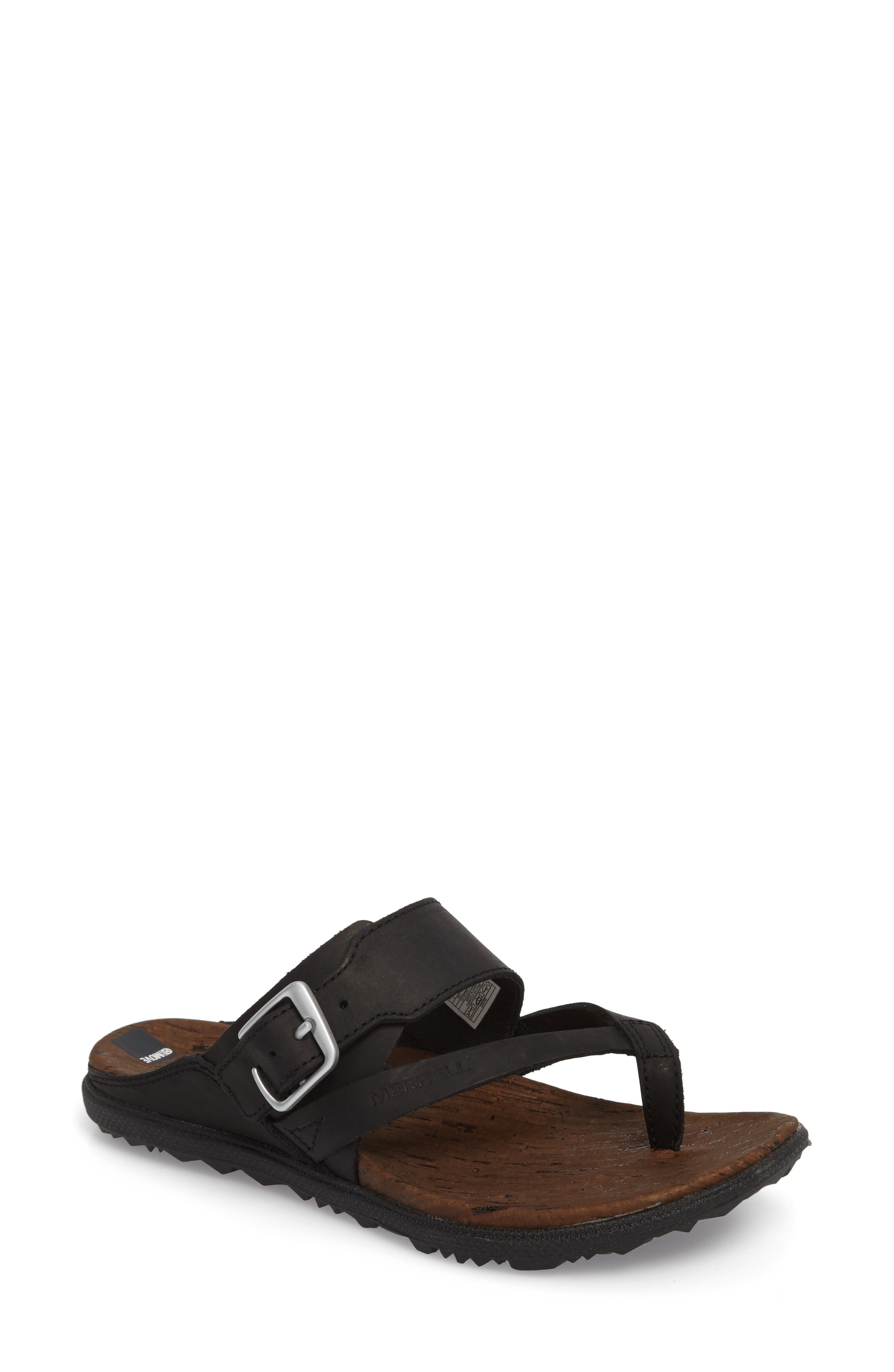 merrell around town buckle slide