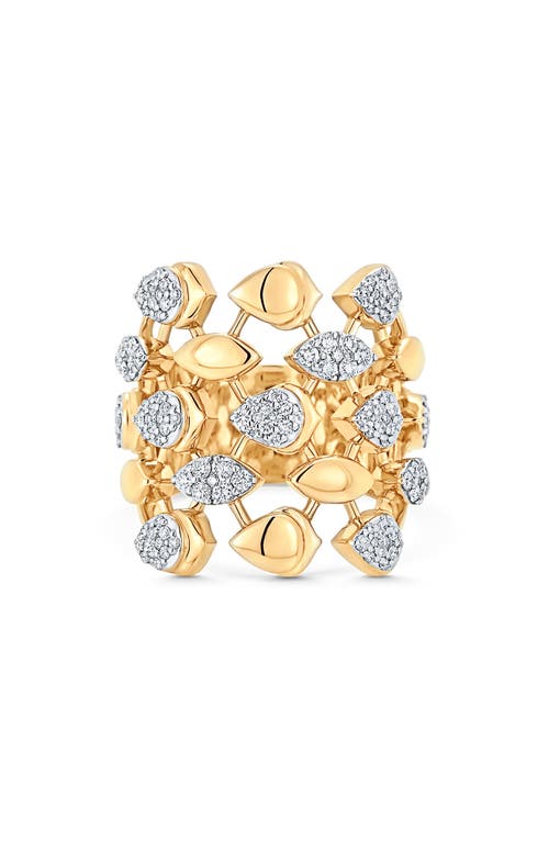 Sara Weinstock Lierre Pear Diamond Ring in Yellow Gold/Diamond at Nordstrom, Size 6.5
