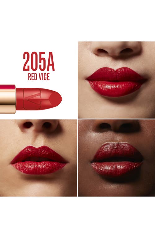 Shop Valentino Rosso  Refillable Lipstick In 205a/satin