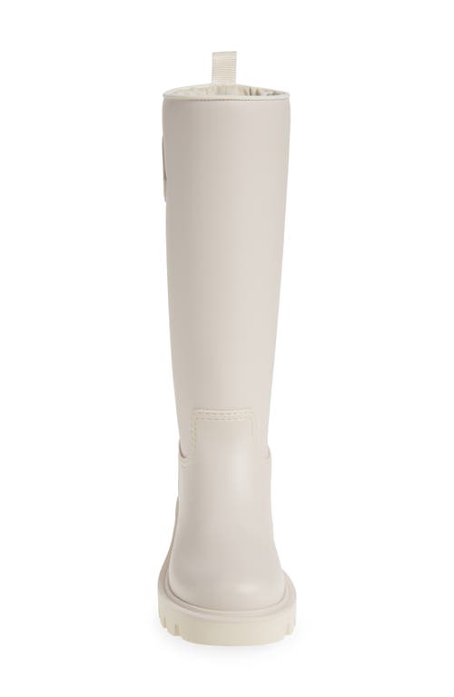 Shop Moncler Kickstream Waterproof Rain Boot In White