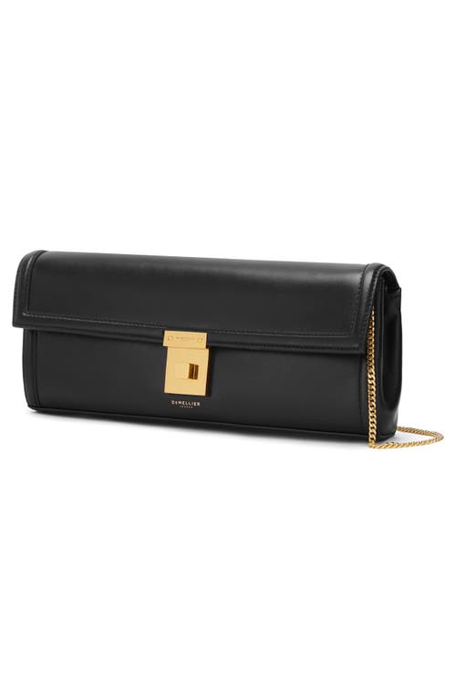 Shop Demellier Paris Leather Clutch In Black