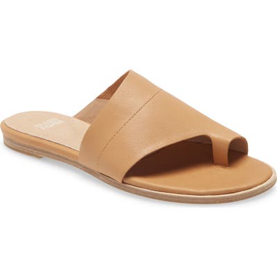 Eileen Fisher Ty Flat Sandal, Beige