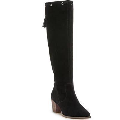 Sole Society Aresa Knee High Boot- Black